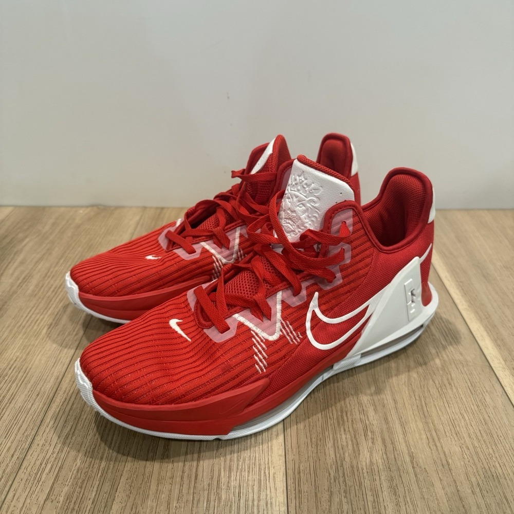 Size 13 - Nike LeBron Witness 6 TB University Red Sneakers Shoes Basketball